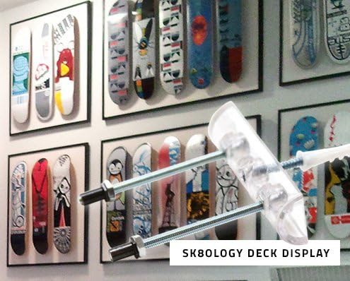 Sk8ology Wandhalterung für Skateboard-Deck. 3, 3