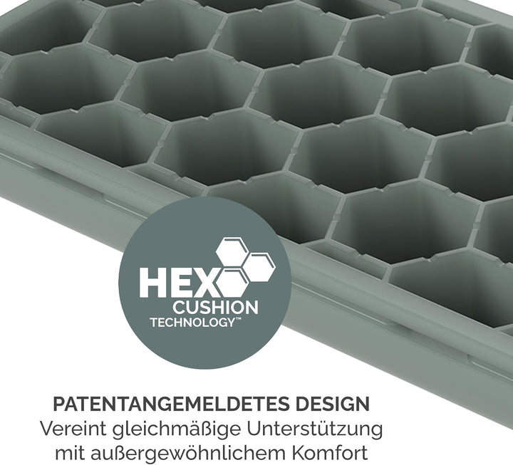 Fellowes Breyta Mauspad mit Handgelenkauflage – Salbei, mit HEX Cushion Technology Silikonpolster, r