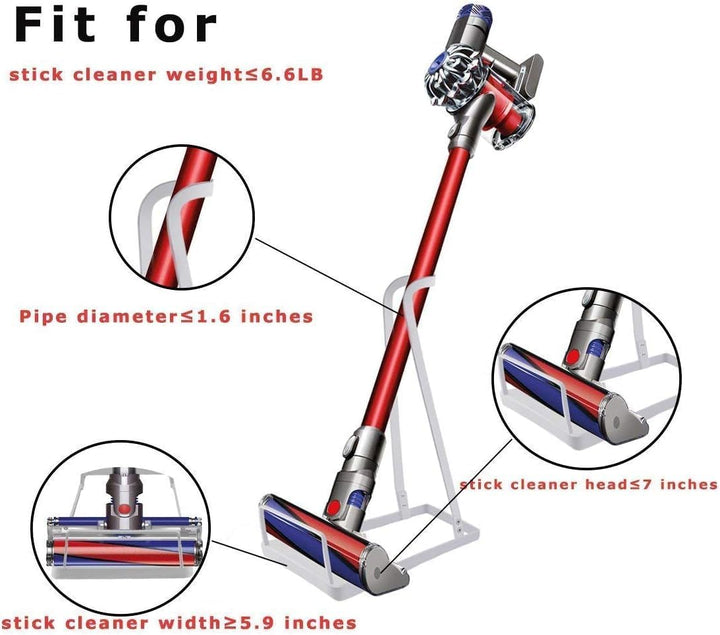 Freistehender Universal-Staubsauger-Standfuss, Vakuum Metall Halterung Staubsauger Ständer für Dyson