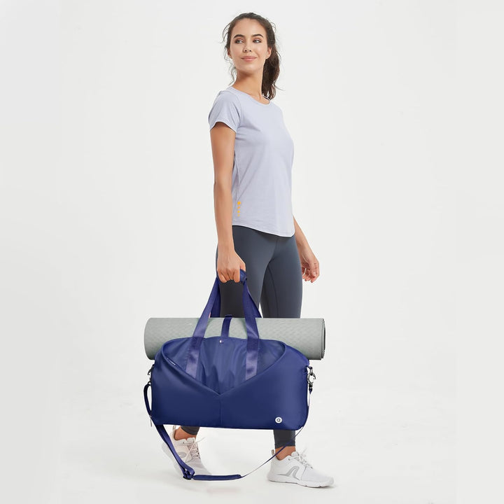 Ceneda Sporttaschen Klassische mit Schuhfach und Nassfach Tragbare Übernachtungs Wochenendtasche Rei