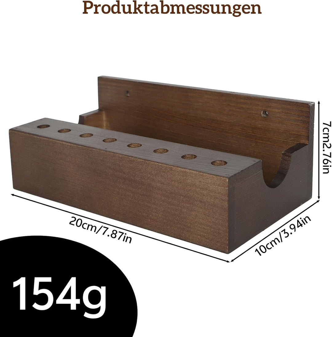 2 in 1 Dart Halter und Wanddarthalter aus Holz, Dartpfeile Halterung für Wandmontage - 8 Aufnahmen f