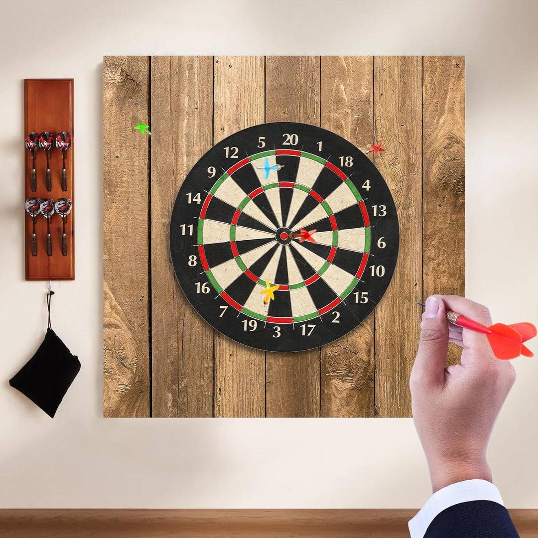 KEAGAN Holzmaserung Dartscheibe Wandschutz Dartscheibe Surround Wandschutz Filz Dartscheibe Wandschu