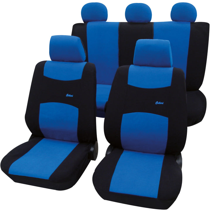 Petex 38874805 Sitzbezugset Universal Colori Grösse SAB 1 Vario, 11-teilig, blau