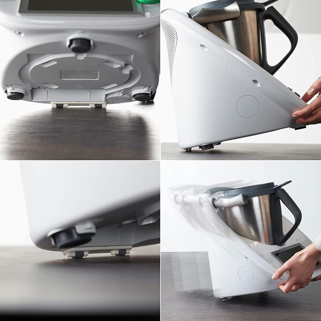 Littfield Drehkellenspatel & Roller-Slide - Thermomix Zubehör Set TM6 & TM5 - Spatel und Gleitbrett