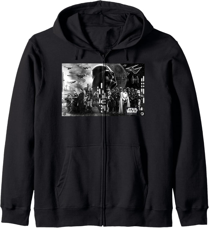 Star Wars Rogue One Death Star Battle Groupshot Kapuzenjacke