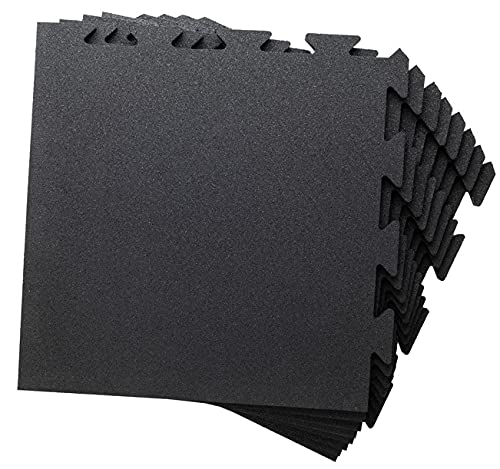 Sporttrend 24® Gummi Schutzmatten in schwarz Grösse XS, S und M | Bodenschutzmatte, Unterlegmatte fü