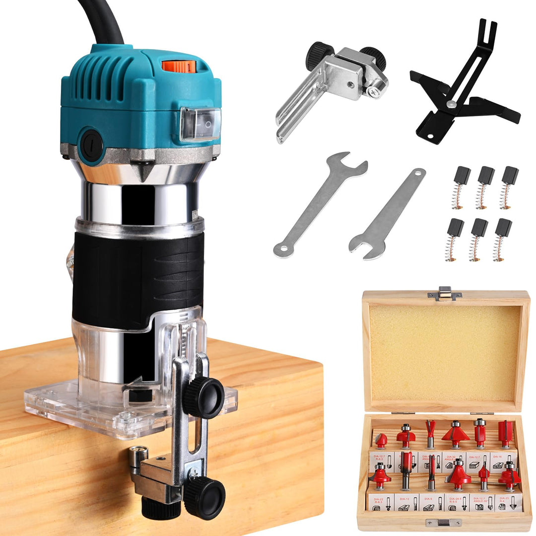 800W 6.5 amp Holzschneider Stabil Handheld Einstellbare Geschwindigkeit 2000-31000 U/min Kompaktes H