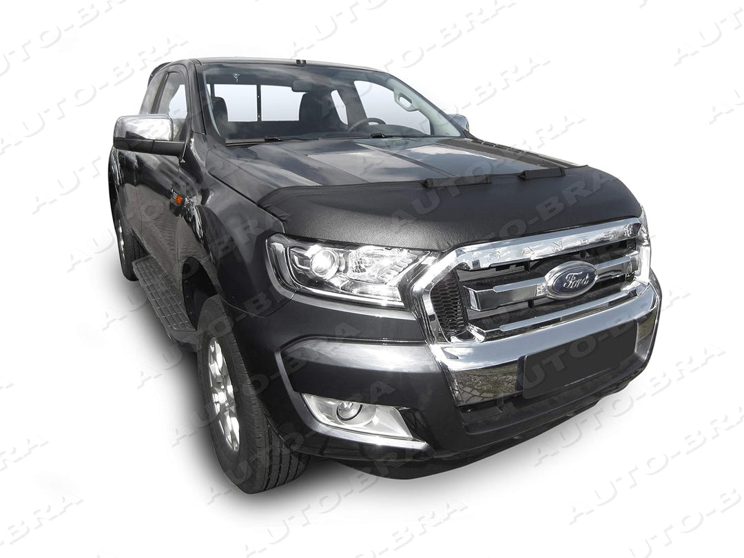 AB3-00042 Bonnet Auto BRA kompatibel mit Ford Ranger 2015-2022 Haubenbra Steinschlagschutz Tuning Au