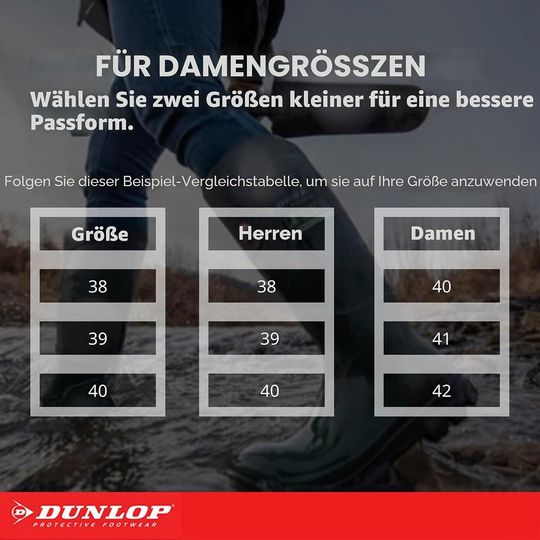 Dunlop Protective Footwear Purofort Rugged full safety Unisex-Erwachsene Gummistiefel, Schwarz 49/50