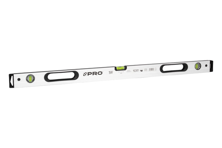 PRO800 Wasserwaage 100cm beidseitig gefräst mit Ergonomischen Profil - ERS+ (Easy Reading System) Pr