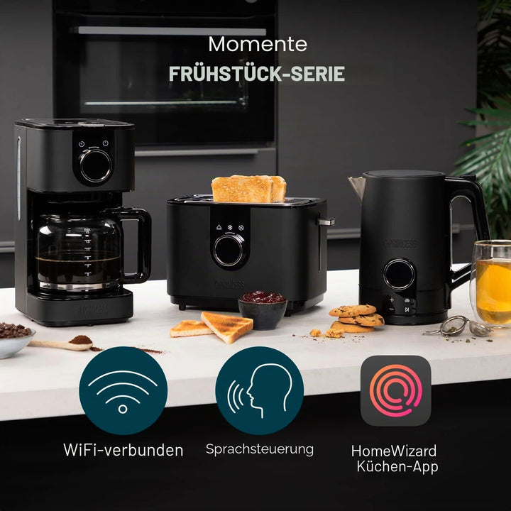 Princess Toaster Moments –2 Schlitze, 7 Bräunungsstufen, Brötchenwärmer, Auftau-, Aufwärm- und Abbru