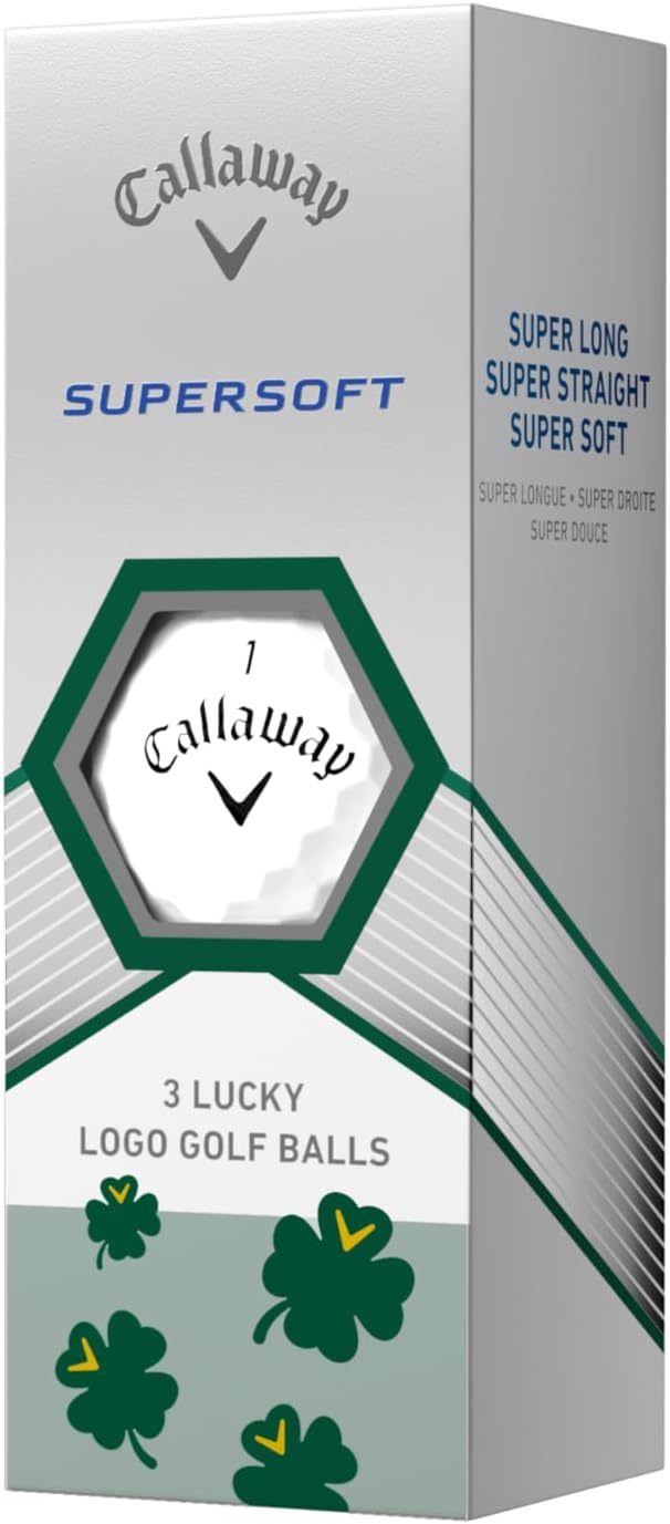 Callaway Golf Supersoft Golf Balls 2023 Golfbälle One Dozen Glück, 1.68 tum Glück