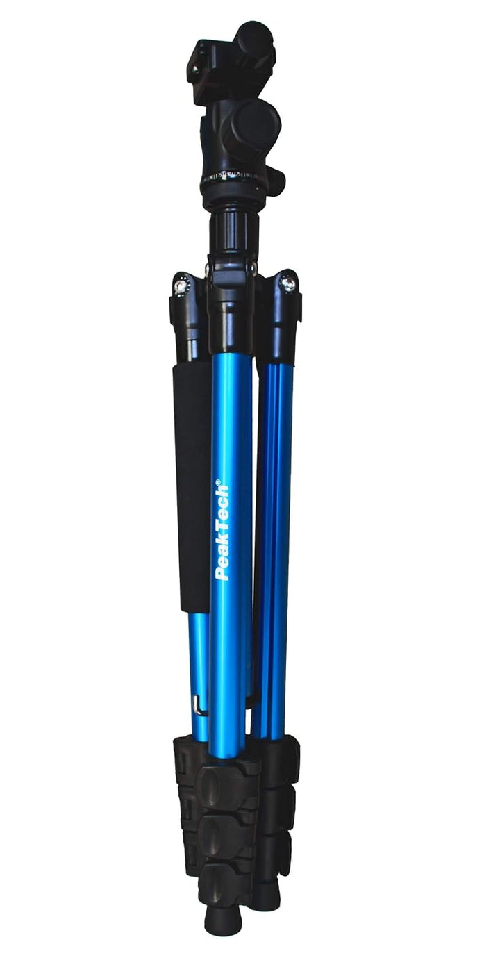 PeakTech P 7851 Aluminium Stativ für Kamera und Messgeräte ~ mit 1/4" Gewinde und 360 ° Panoramakopf