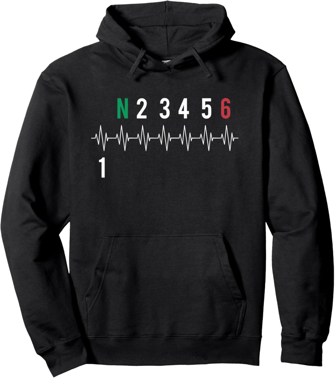 Herren Biker Motiv Motorrad Gangschaltung Pullover Hoodie