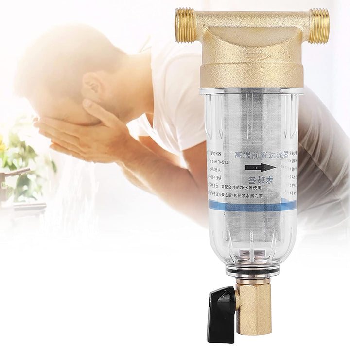 Wiederverwendbare Spin-Down-Sediment-Wasserfilter Wasserhahn Wasserfilter Wasser-Vorfilter-Sedimentf