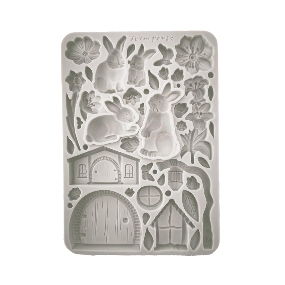 Stamperia - Silicon Mould A5 for Scrapbooking, Bullet Journals and More, Non-Stick, Suitable for Air