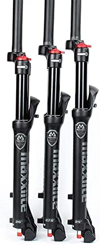 splumzer [EU Stock MTB Gabel 26 27,5 29 Zoll MTB Federgabel Federweg 100mm,1-1/8 Straight Tube/Taper