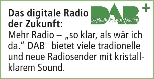 NEWTRO DAB STECKDOSENRADIO Color MIT BEWEGUNGSMELDER INKL. AKKU, portables Radio, ideales Badradio m