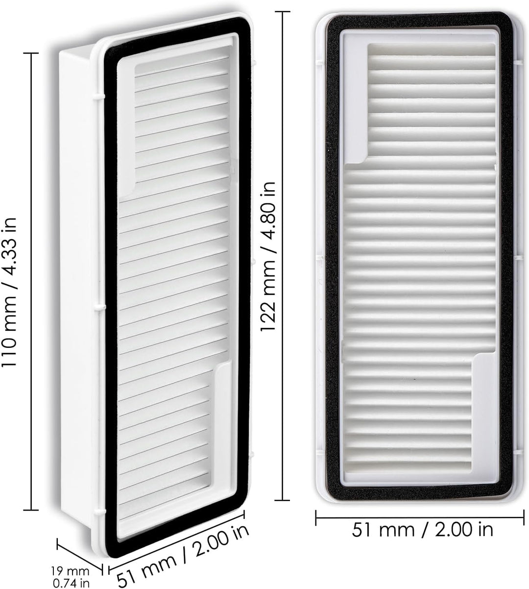 (5 Stück) Freo X Ultra HEPA Filter Kompatibel mit Narwal Freo X Ultra/Freo X Plus/Freo Z Ultra, Nass