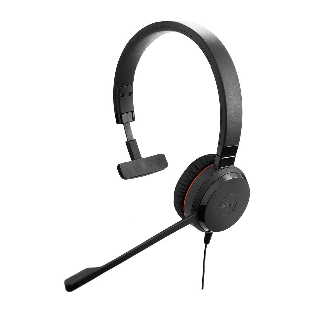 Jabra Evolve 20 SE Mono Headset, USB-C Kabel mit Anrufsteuerung, Microsoft Teams zertifiziert, Schwa