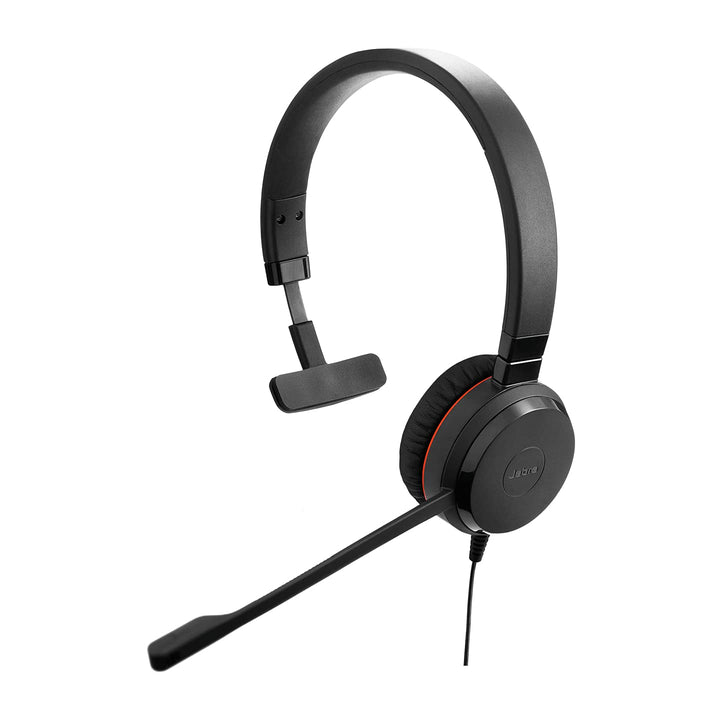 Jabra Evolve 20 SE Mono Headset, USB-C Kabel mit Anrufsteuerung, Microsoft Teams zertifiziert, Schwa
