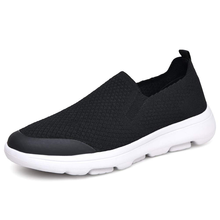 Puxowe Herren Slip On Schuhe Stricken Atmungsaktiv Leicht Freizeitschuhe Sneaker Shoes Männer 41 EU