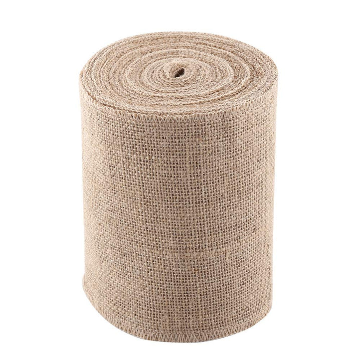 Fafeicy Natürliche Sackleinenrolle 10 Meter Sackleinen Juteband Spitzenband Sackleinen Band Craft Sp