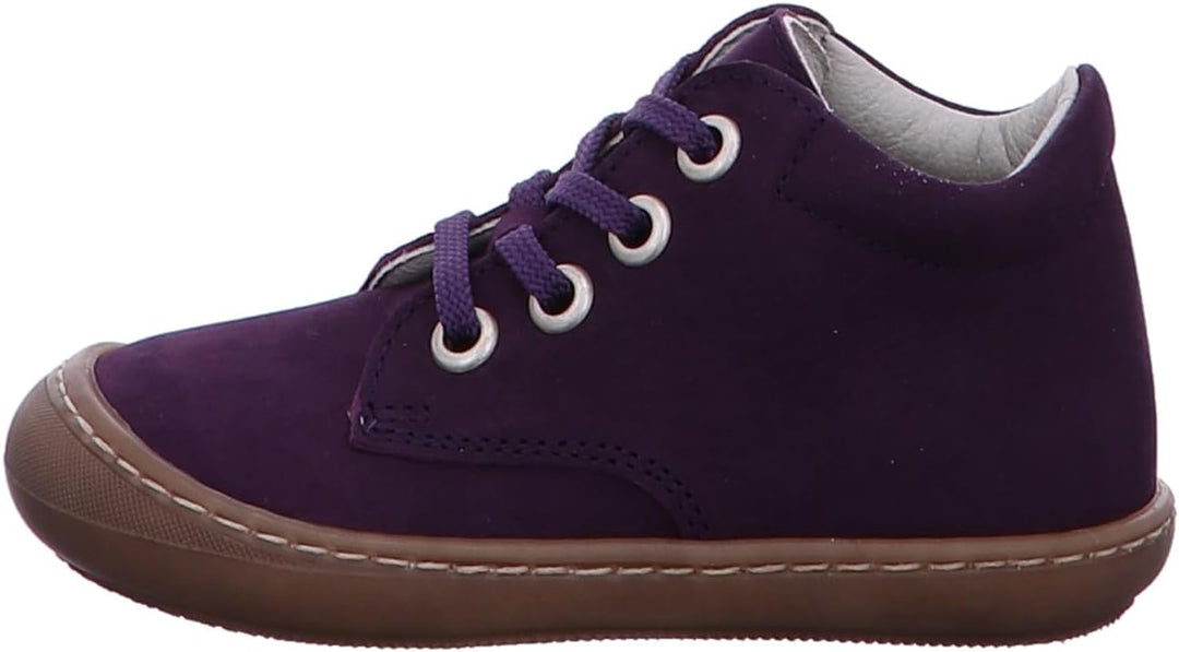 Däumling Mädchen Salli Sneaker 22 EU Schmal Country Aubergine, 22 EU Schmal Country Aubergine