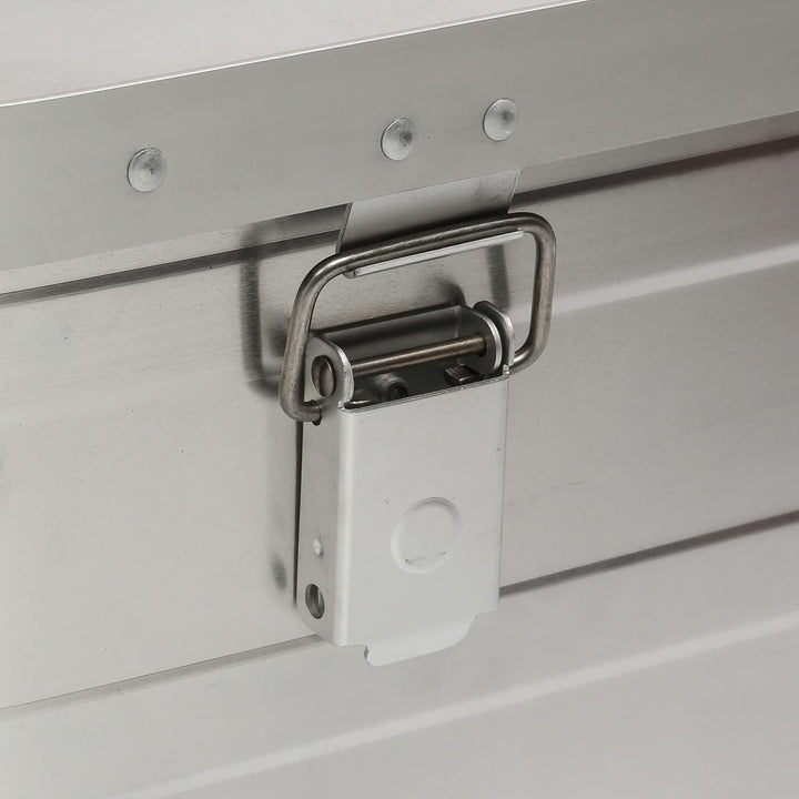 GORANDO Aluminiumbox Alubox Alukiste mit Schnappschloss, Griffen, Dichtung (46 Liter), 46 Liter