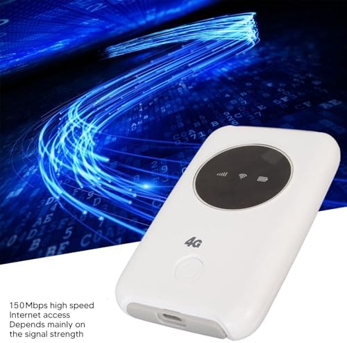 Brrnoo 5G Mobile WiFi Modem, Wireless Mobile Router 300 Mbit/s, Entsperrter 5G WiFi SIM-Kartensteckp