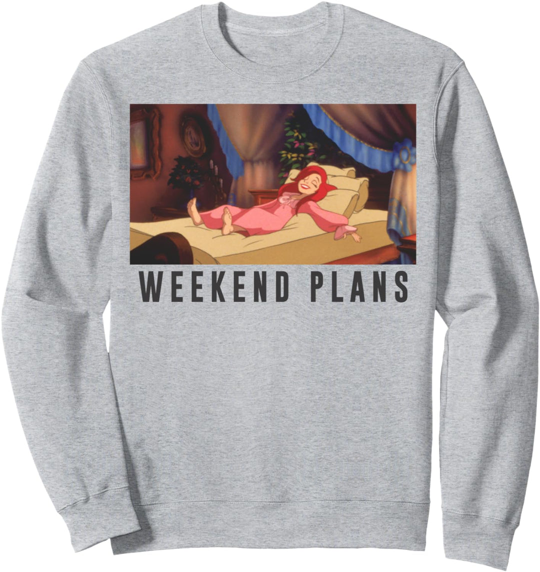 Disney The Little Mermaid Ariel Weekend Plans Meme Sweatshirt