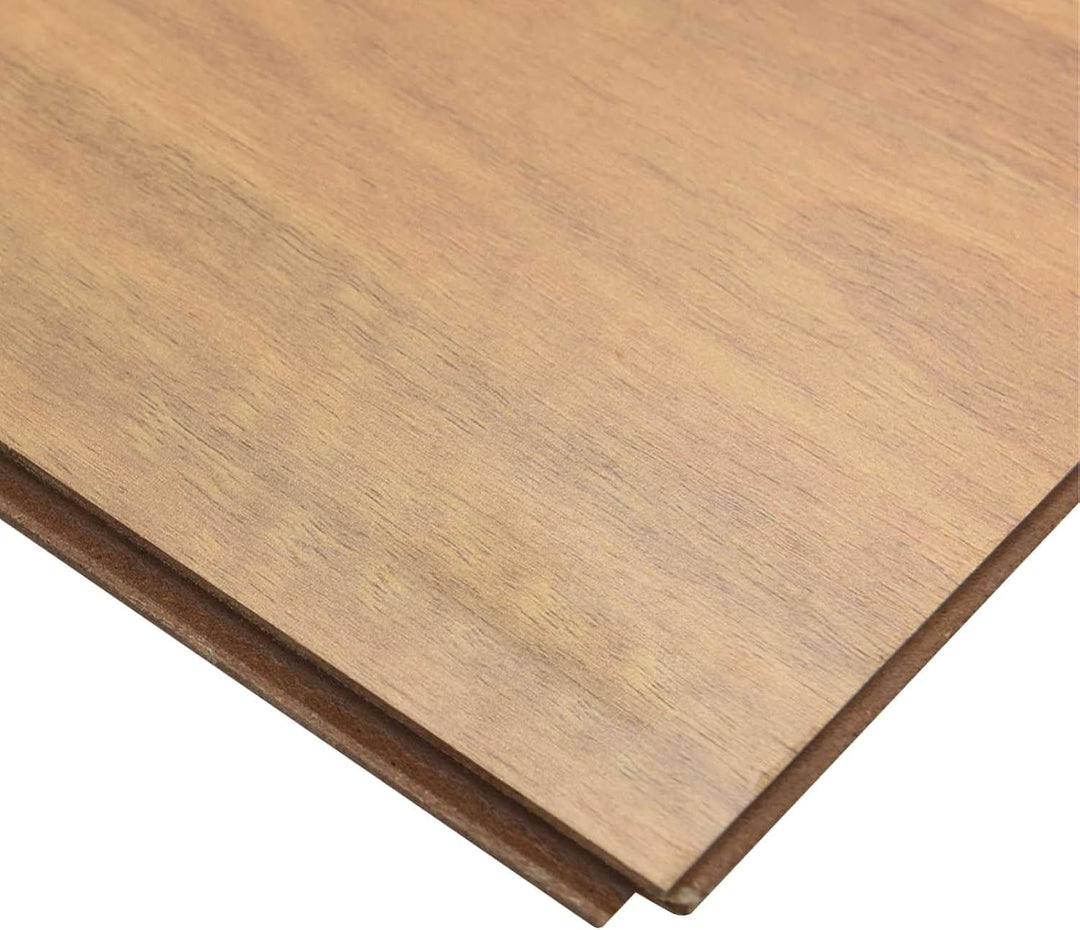 Laminatboden 15 Stück Dunkles Walnuss, Klicksystem ohne Fase 101 x 20 x 0,8 cm Holzwerkstoff Fussbod