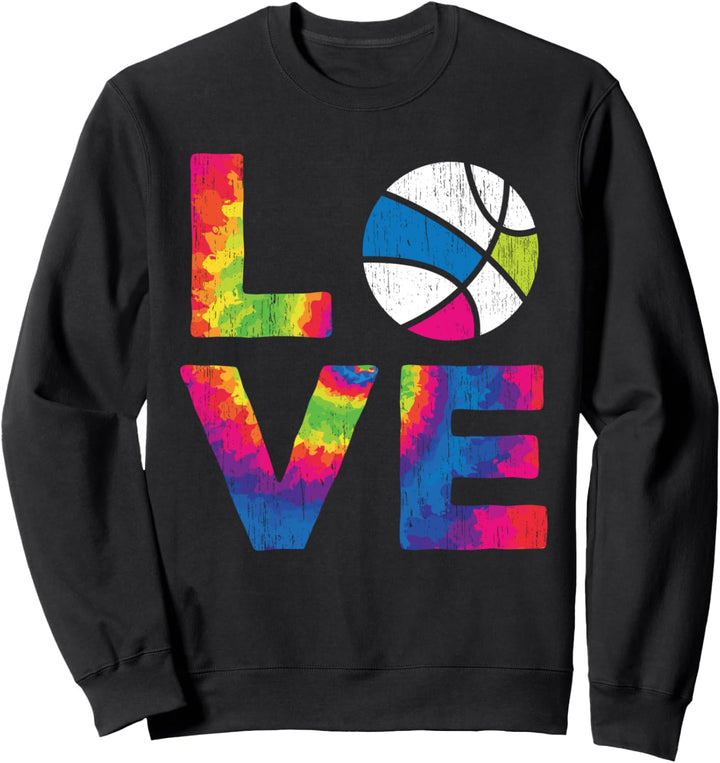 Regenbogen-Basketball, Pride, bunt Sweatshirt