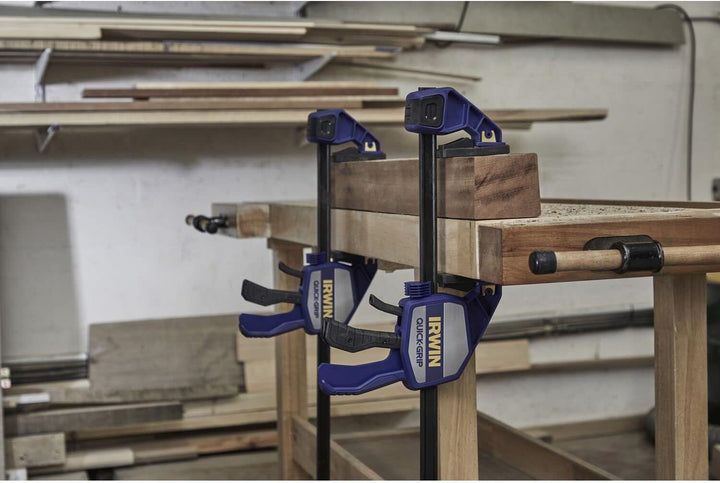 Irwin XP Einhand-Zwinge 450 mm, extrem Haltekraft 250 kg, Spreizfunktion, 10505944, 450 mm