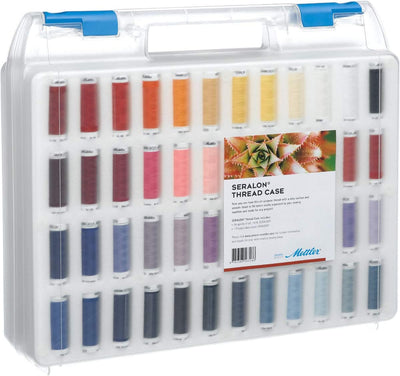 Amann Mettler Nähfadenkoffer / Nähgarnkoffer, Seralon No.100 (96 Farben/ 200 m)