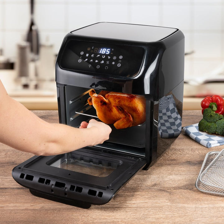 alpina Heissluftofen und Heissluftfritteuse - Airfryer - Digitale Zeit- und Temperaturkontrolle - 18