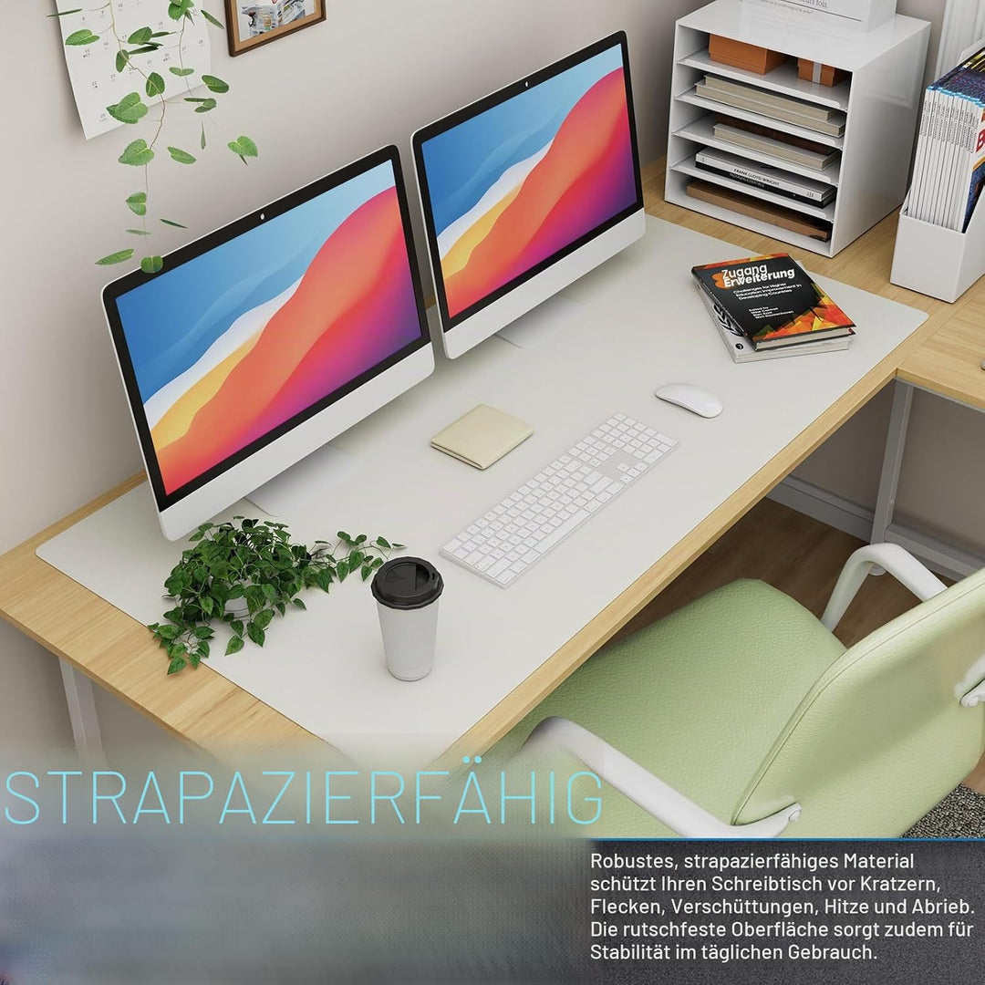 Knodel Tischunterlage, Schreibtischunterlage, 120 x 60cm PVC Tischunterlage, Laptop Tischunterlage,