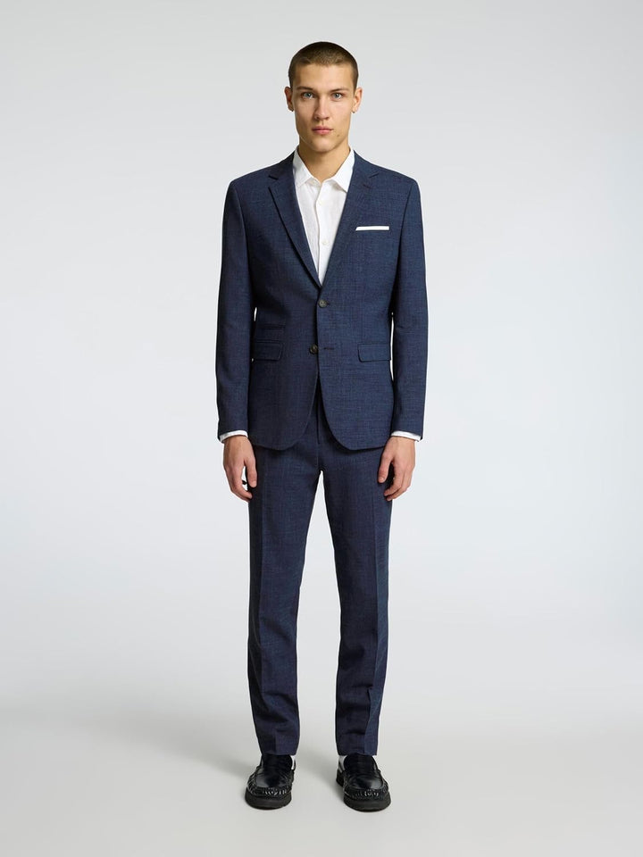 Selected Homme Male Anzughose Slim Fit 40 Dark Navy, 40 Dark Navy