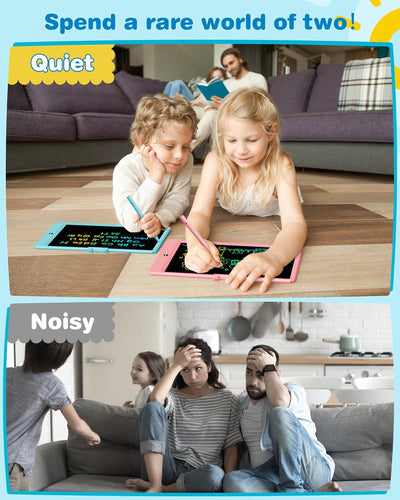 Bravokids Spielzeug für 3 4 5 6 7 Jahre alte Mädchen Jungen, LCD-Schreibtablett 10 Zoll Doodle Board