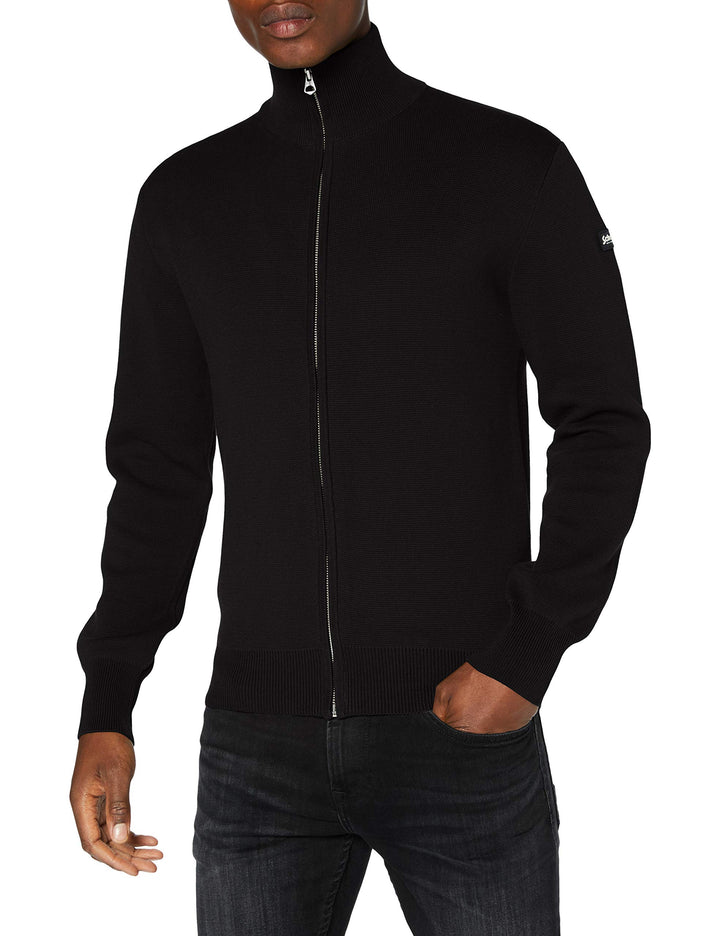Schott NYC Herren Plkern2 Pullover Pullover S Schwarz, S Schwarz