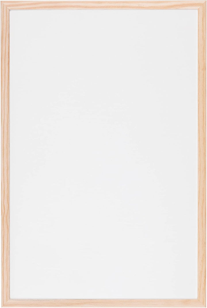 Bi-Office Budget Whiteboard mit Holzrahmen, magnetisch, 5 Grössen wählbar, 60 x 40 cm 60B x 40H cm S