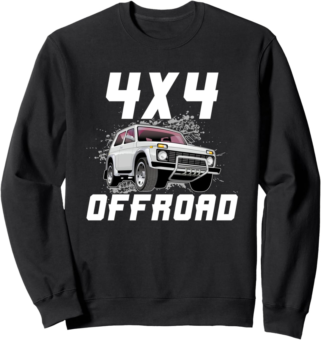 Lada Niva 4x4 Offroad russischer Geländewagen Sweatshirt