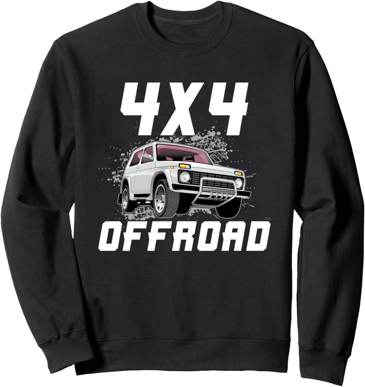 Lada Niva 4x4 Offroad russischer Geländewagen Sweatshirt