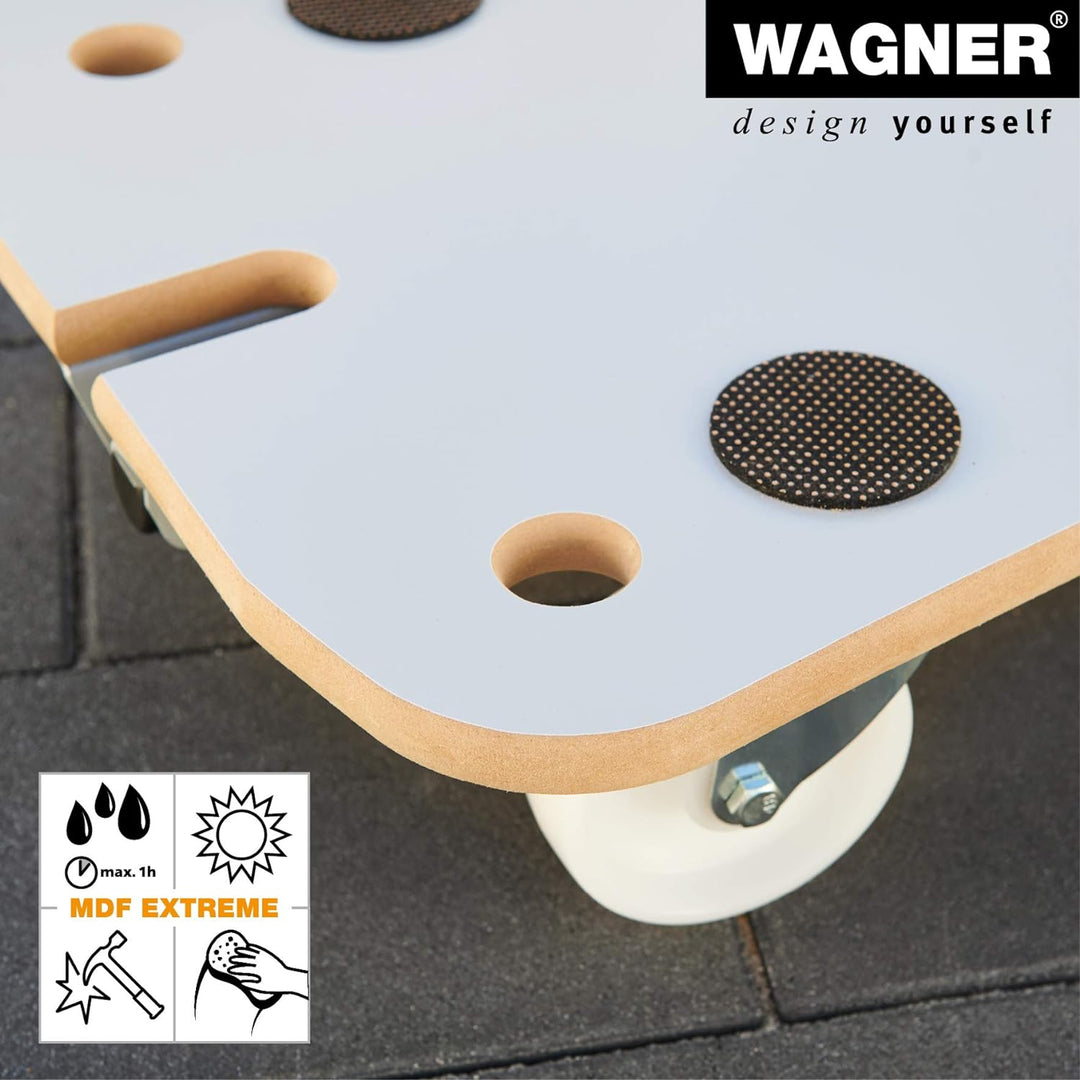 Wagner Transporthilfe MM 1389 I 79 x 39 x 13,5 cm - Tragkraft 200 kg - Spezialbeschichtung I klappba
