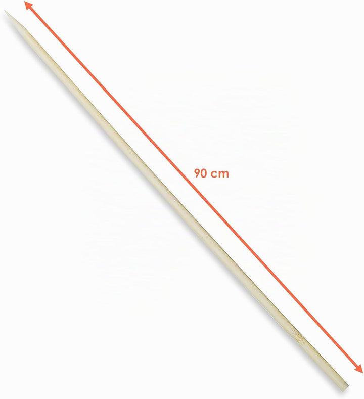 Bambus Splittstab 90 cm Natur - 200 Stück - Anzuchthilfe für Pflanztöpfe und Beete - Garten Pflanzst