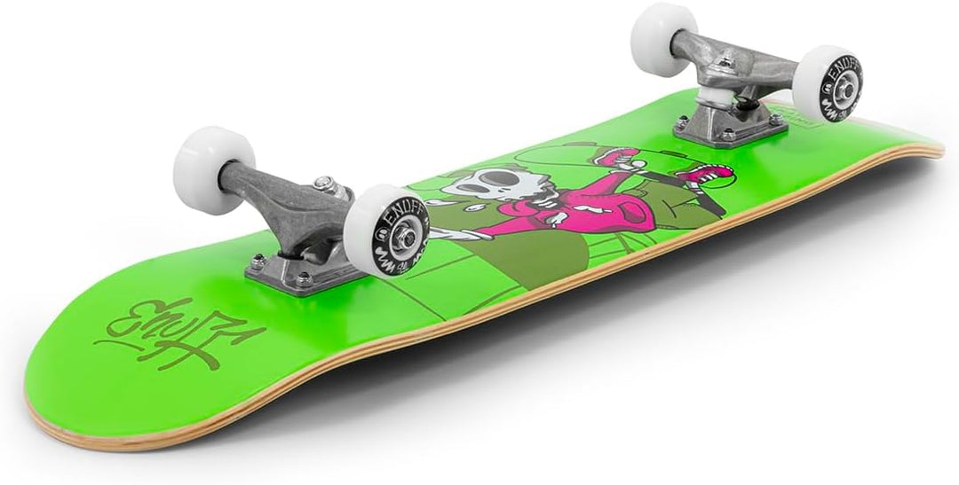 Enuff Skateboards Skully Complete Skateboard 7.75 " Grün (Green), 7.75 " Grün (Green)