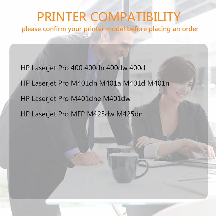 ZOOMTEC Kompatibel für HP CF280A 80A Tonerkartusche kompatibel mit HP Laserjet Pro 400/400dn/400dw/4