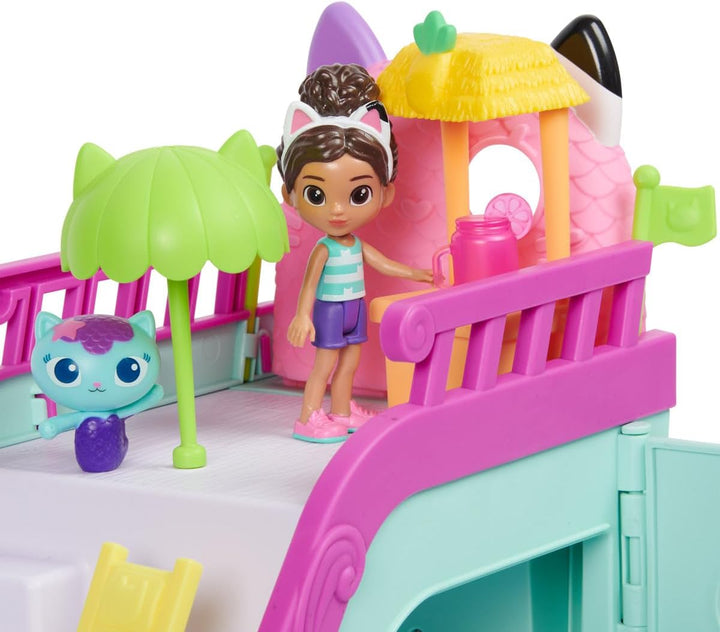 Gabby's Dollhouse, Gabbys Kreuzfahrtschiff, Kreuzfahrtschiff-Spielzeug mit 2 Spielzeugfiguren, Überr