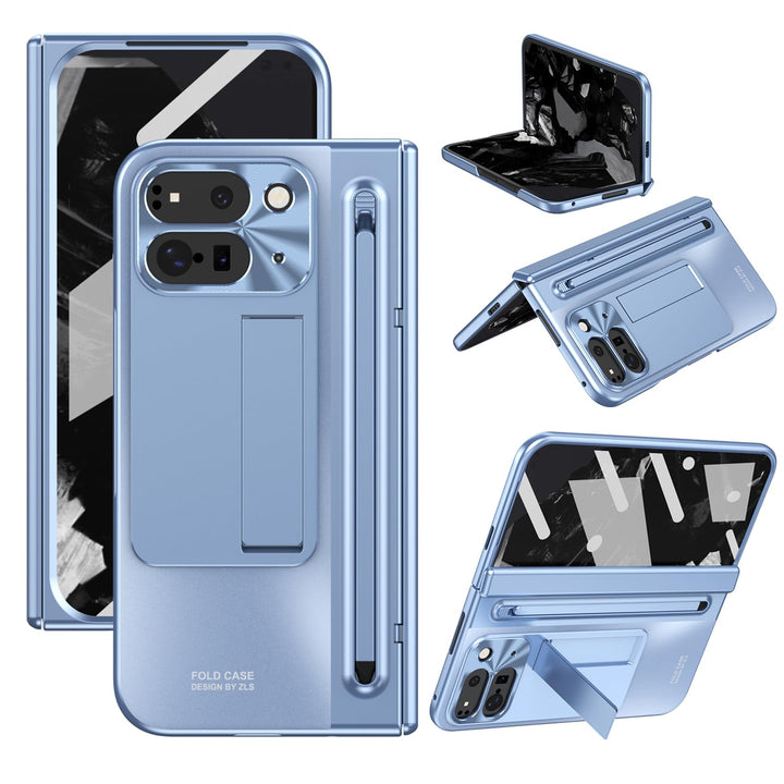 Miimall Kompatibel mit Google Pixel 10 Pro Fold Hülle mit Pen+Pen Slot, Ultra HD Displayschutzfolie