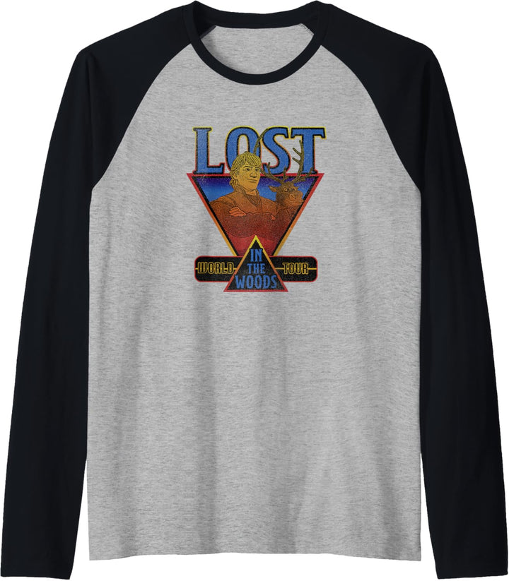 Disney Frozen 2 Kristoff & Sven Lost In The Woods World Tour Raglan